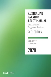Australian Taxation Study Manual 2020 (30th Edition) - Epub + Converted pdf